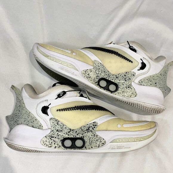 Nike Adapt BB 2.0 Oreo White Black Speckle Auto Lacing Basketball Shoes Size 8.5 - Picture 12 of 16